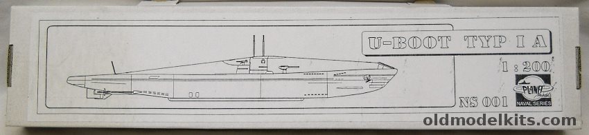 Planet Models 1/200 U-Boat Type IA, NS001 plastic model kit
